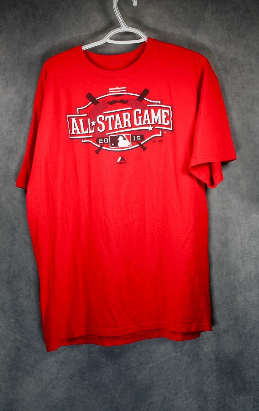 Majestic Athletic 2015 MLB All Star Game Red T-Shirt Mens XL Baseball Tee